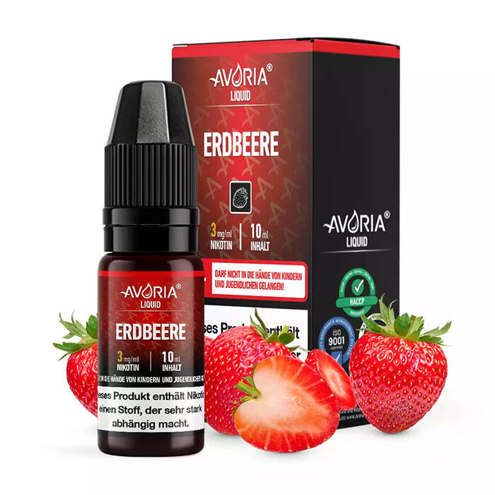 Avoria Erdbeere Liquid 10ml Fruchtiges E Zigaretten Aroma