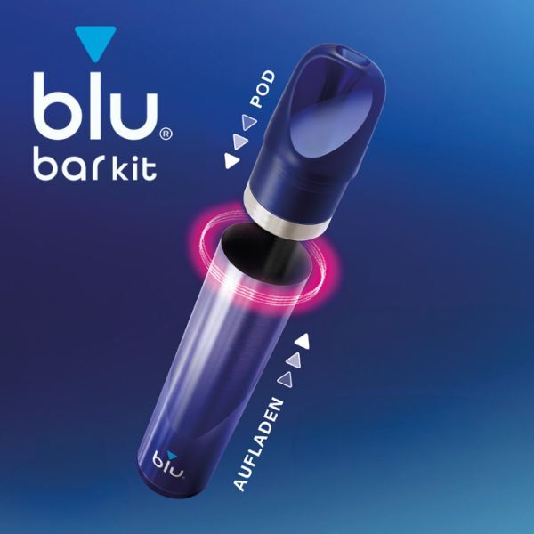 *AKTION* Pod mit Liquid für blu mit Akku blu Bar Kit (gratis)