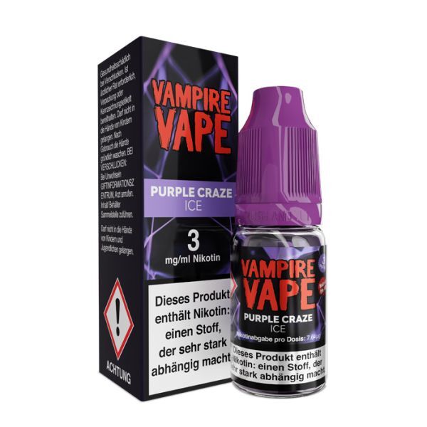 Liquid Purple Craze Ice Vampire Vape 10ml