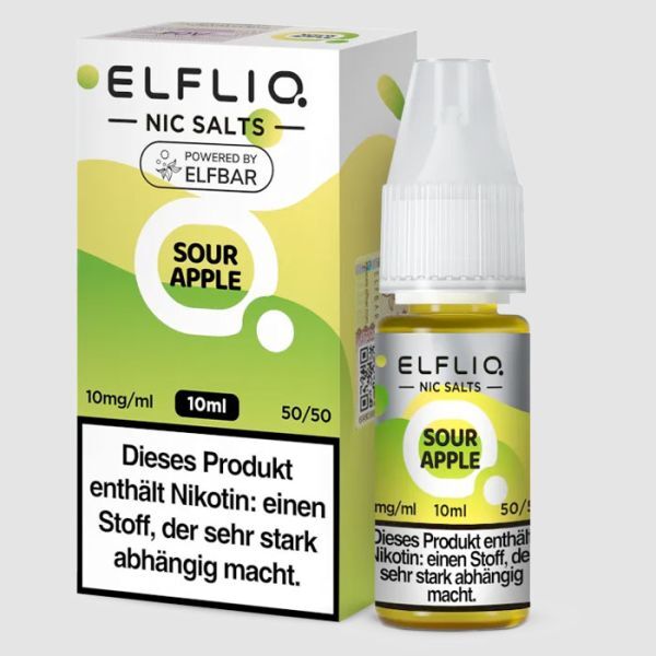 Liquid Nikotinsalz Sour Apple ELFLIQ 10ml