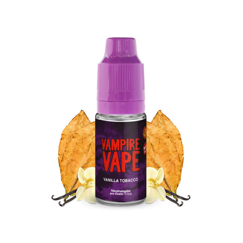 eLiquid Vanilla Tobacco 10ml von Vampire Vape für e Zigaretten