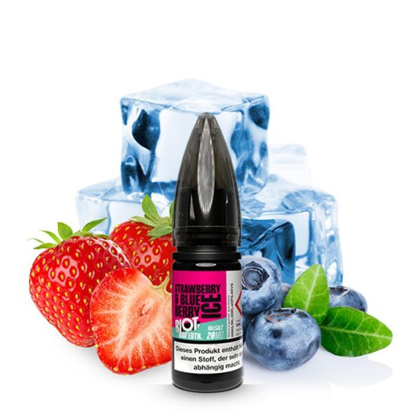 Liquid Nikotinsalz Bar Edition Strawberry Blueberry Ice Riot Squad 10ml