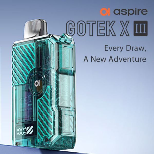 E-Zigaretten Set ASPIRE Gotek X III 1200mAh