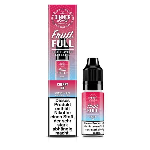 *ABVERKAUF* Liquid Nikotinsalz Fruit Full - Cherry Ice Dinner Lady 10ml