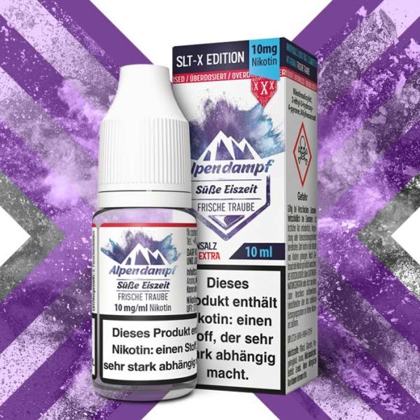 Liquid Nikotinsalz SLT-X Süße Eiszeit Alpendampf 10ml