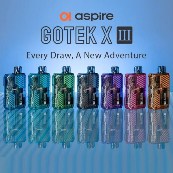 E-Zigaretten Set ASPIRE Gotek X III 1200mAh