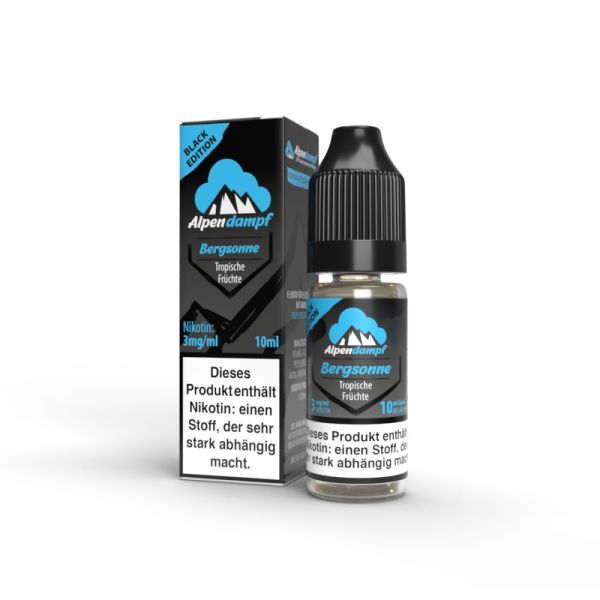 Liquid Black Edition Bergsonne Alpendampf 10ml für E-Zigarette