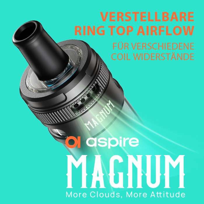 E-Zigaretten Set ASPIRE Magnum – 6 ml Tank, Top-Qualität