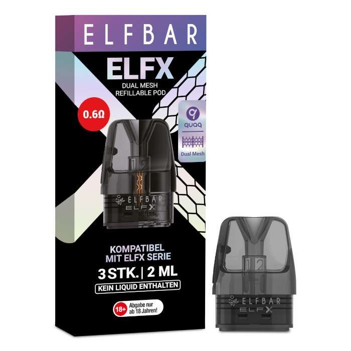 elfbar elfx pods - 3er pack ELF BAR ELFA Pods – Jetzt neue Sorten entdecken! main image 1