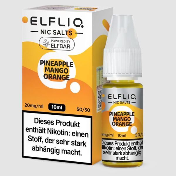 Liquid Nikotinsalz Pineapple Mango Orange ELFLIQ 10ml