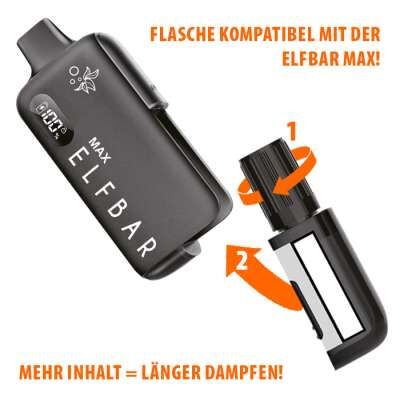 elfbar max nachfüllen ELFBAR MAX | 10ml Refill-System | ab 6,99€ | elfbarpods.de main image 1