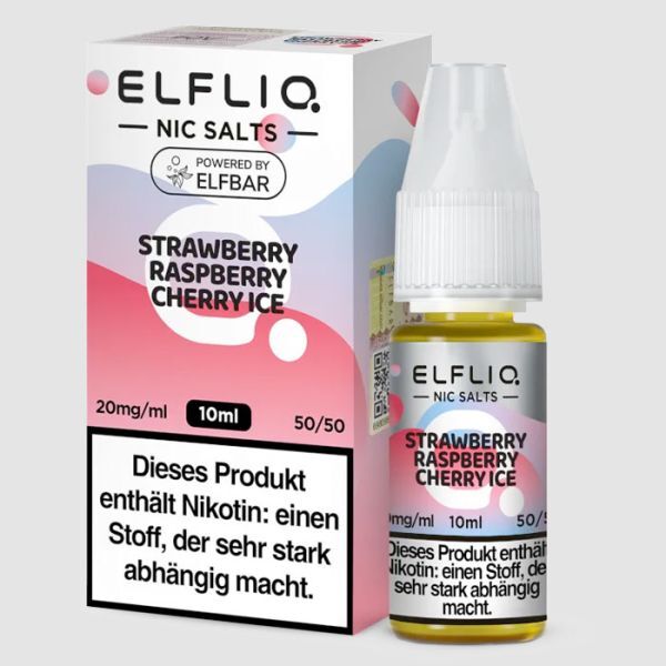 Liquid Nikotinsalz Strawberry Raspberry Cherry Ice ELFLIQ 10ml