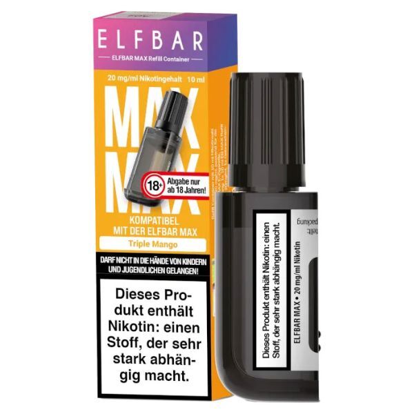 Pod mit Liquid für ELFBAR Max 10ml