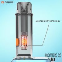 Pod ASPIRE Gotek X 4,5ml 0,6 Ohm Mesh Pod ASPIRE Gotek X 4,5ml 0,6 Ohm Mesh