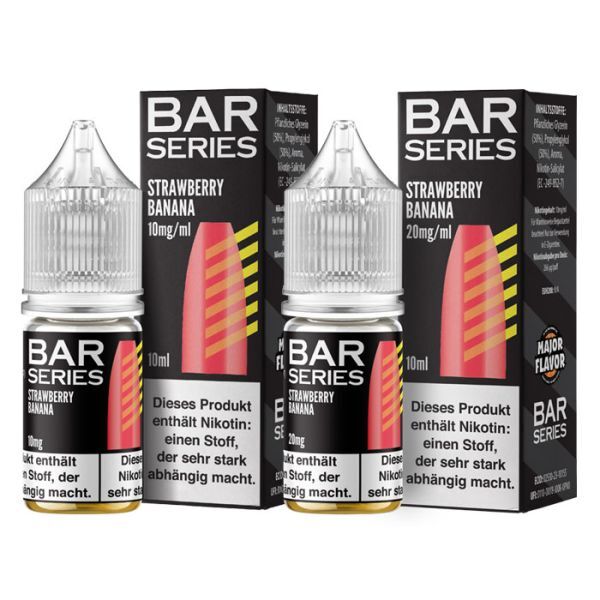 Liquid Nikotinsalz Bar Series - Strawberry & Banana Vampire Vape 10ml