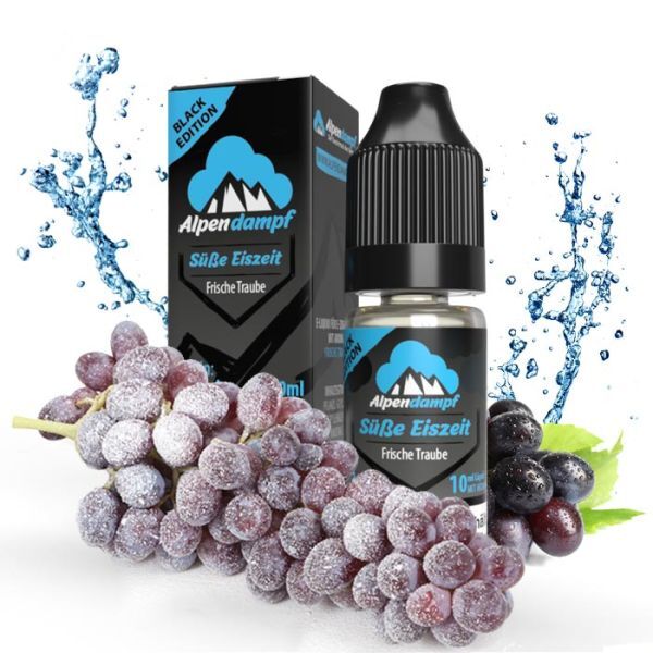Liquid Black Edition Süße Eiszeit Alpendampf 10ml für E-Zigarette