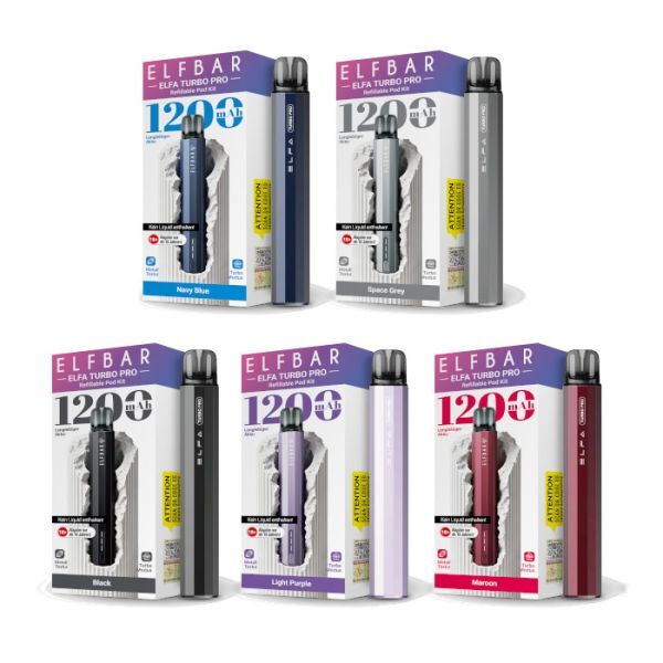 E-Zigaretten Set ELFBAR Elfa Turbo Pro 1200mAh