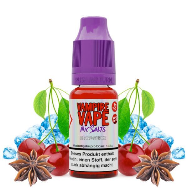 Liquid Nikotinsalz Blood Sukka Vampire Vape 10ml