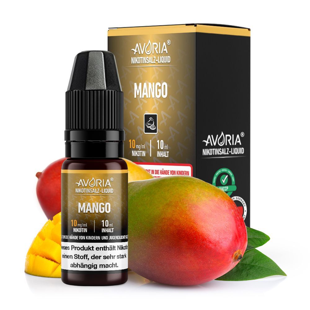 EZigaretten Liquid Nikotinsalz Mango Avoria 10ml