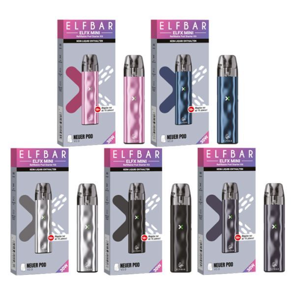 E-Zigaretten Set ELFBAR Elfx Mini 1000mAh