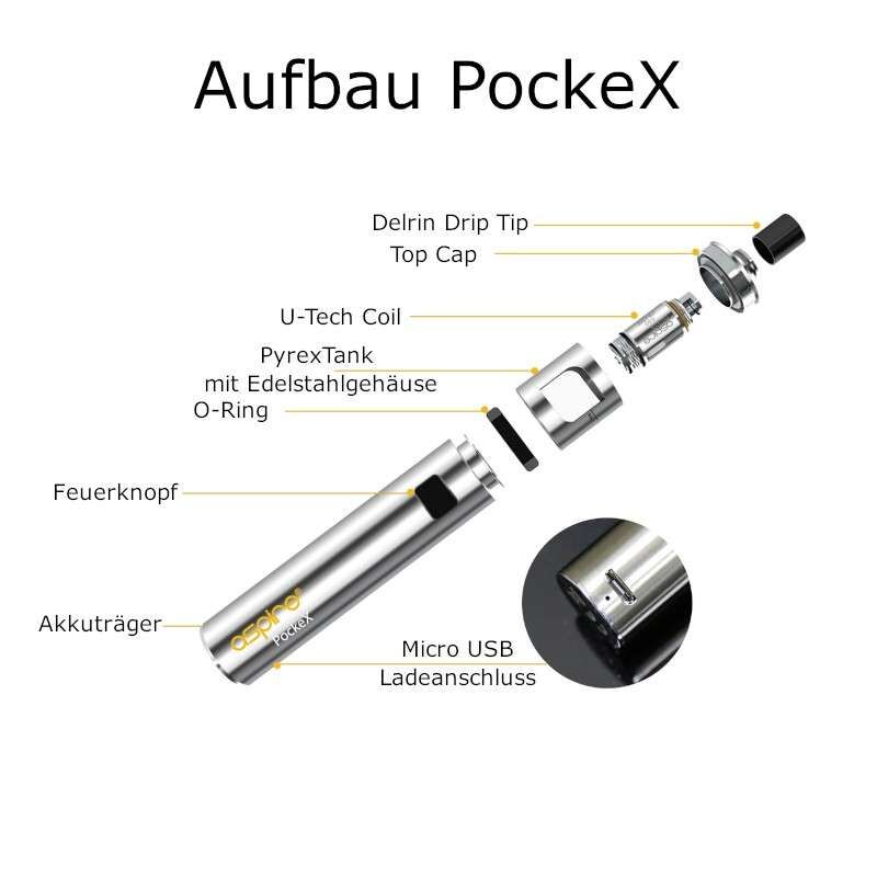 elfbar elfa master akku Aspire PockeX AIO Kit main image 0