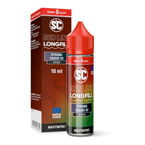 Aroma (Longfill) Strong Cassis v2 SC Red Line 10ml (60ml Flasche)